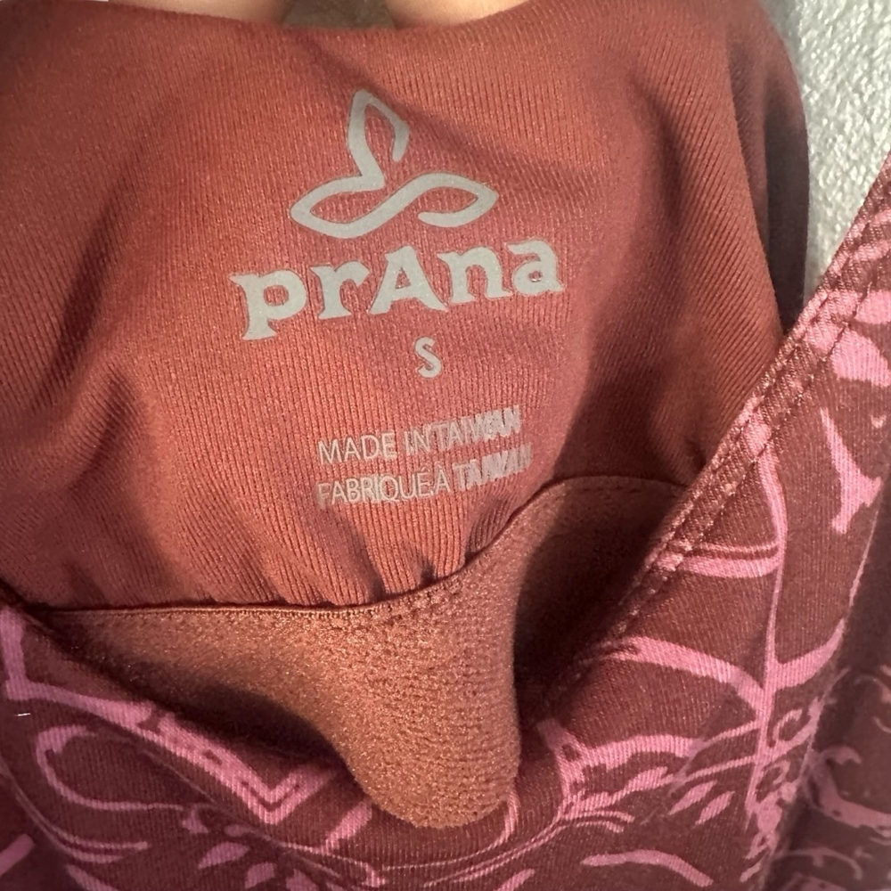 prAna Burgundy Pink Racerback Travel Dress w/ Pocket Size Small - Picture 7 of 9